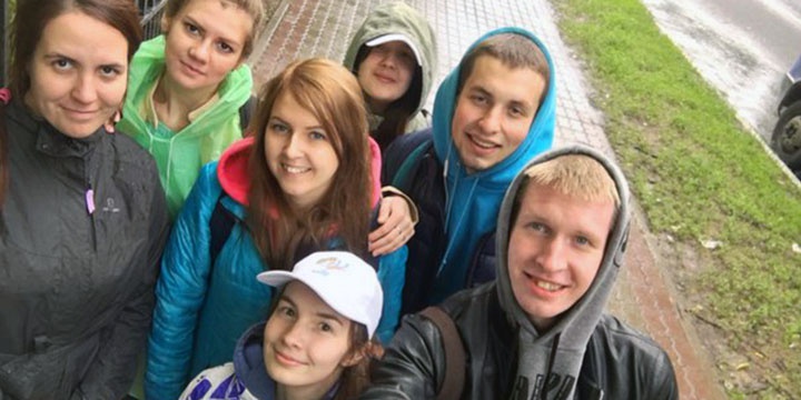 Волонтеры из МИИТ на фестивале «Подмосковье, я люблю тебя»