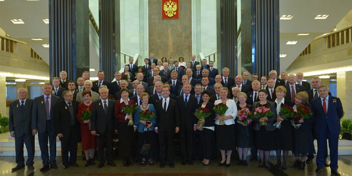 В Доме Правительства РФ состоялось вручение премий Правительства 2014 года в области образования